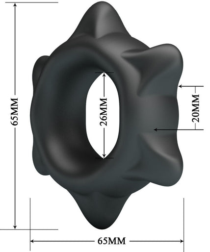 CRAZY BULL - ETHANIEL SILICONE RING MODEL 11 CRAZY BULL - ETHANIEL SILICONE RING MODEL 11