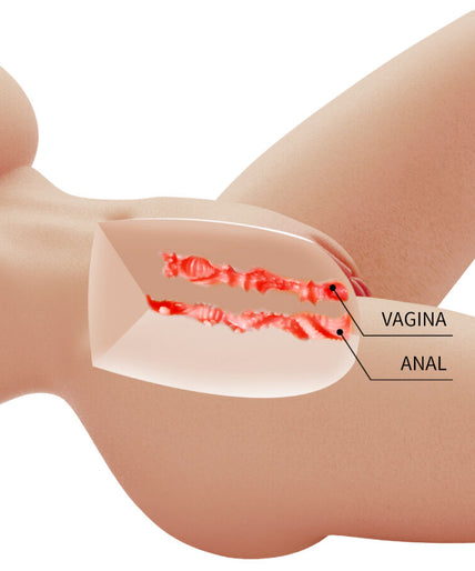 CRAZY BULL - LILY REALISTIC FEMALE TORSO VAGINA AND ANAL 4 KG CRAZY BULL - LILY REALISTIC FEMALE TORSO VAGINA AND ANAL 4 KG
