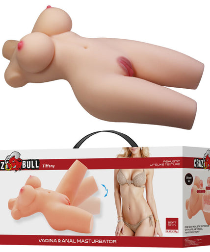 CRAZY BULL - TIFFANY REALISTISCHE VROUWELIJKE TORSO VAGINA EN ANUS 5.5 KG CRAZY BULL - TIFFANY REALISTISCHE VROUWELIJKE TORSO VAGINA EN ANUS 5.5 KG