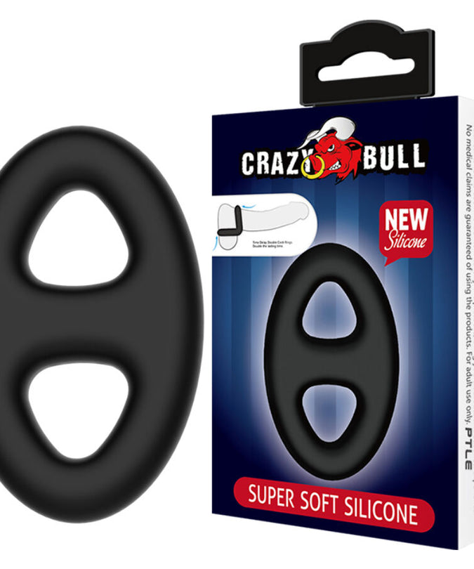CRAZY BULL - DOUBLE OVAL SILICONE RING