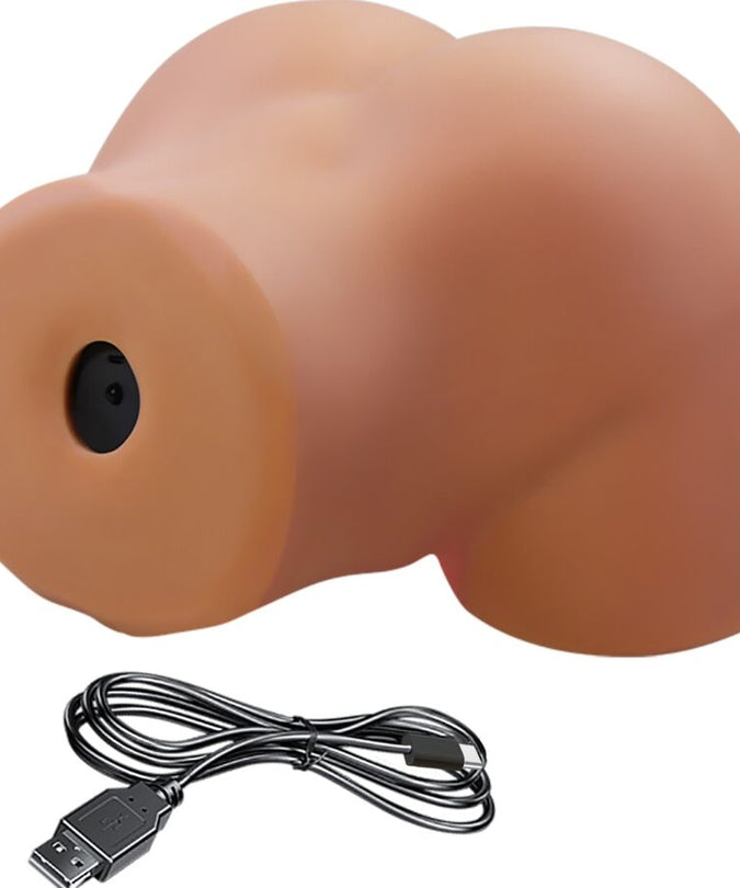 CRAZY BULL - ILANA REALISTISCHE VROUWELIJKE BILVIBRATOR EN ZUIGER MET GELUID 6,8 KG