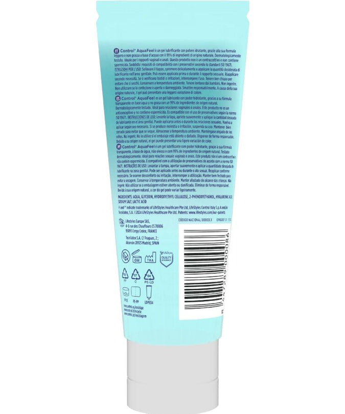 CONTROL - AQUAFEEL GLIJMIDDEL MET HYALURONZUUR 80 ML