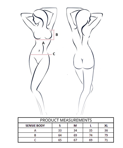 PASSION - SENSIE BODY NAVY BLAUW L/XL PASSION - SENSIE BODY NAVY BLAUW L/XL