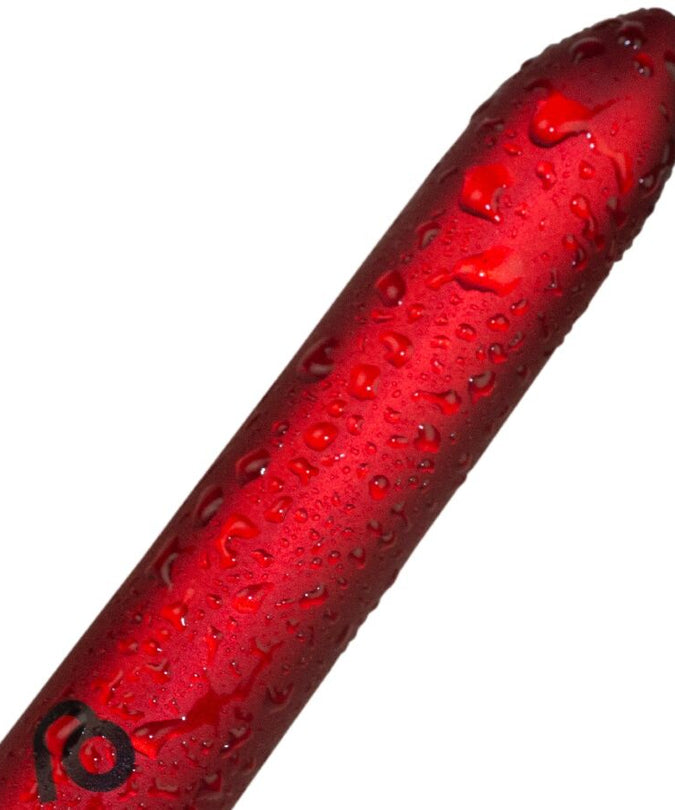 ROCKS-OFF - RECHARGEABLE VIBRATING BULLET POPPY RED