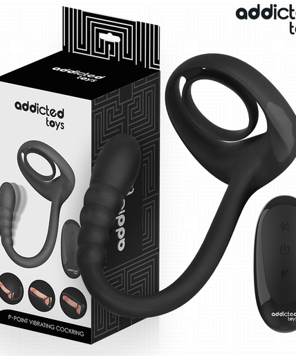 ADDICTED TOYS - P-SPOT VIBRATING COCK RING REMOTE CONTROL ADDICTED TOYS - P-SPOT VIBRATING COCK RING REMOTE CONTROL