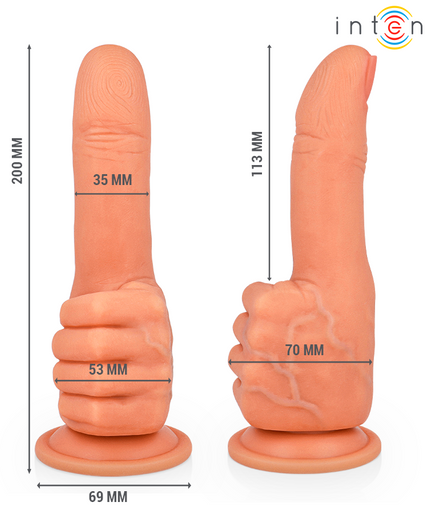 INTENSE - BENDER G-SPOT STIMULATOR FLEXIBLE HAND 11.3 CM INTENSE - BENDER G-SPOT STIMULATOR FLEXIBLE HAND 11.3 CM