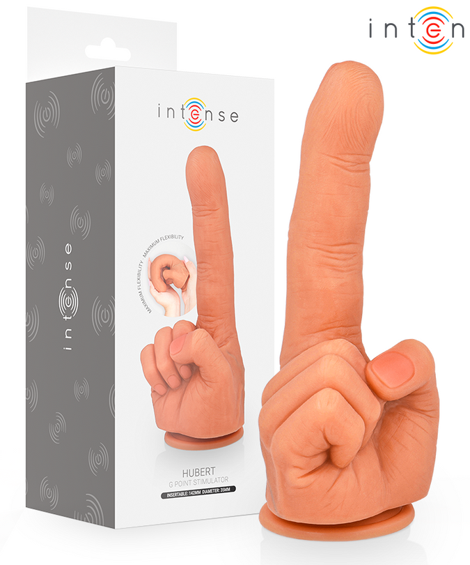 INTENSE - HUBERT G-SPOT STIMULATOR FLEXIBELE HAND 14,2 CM