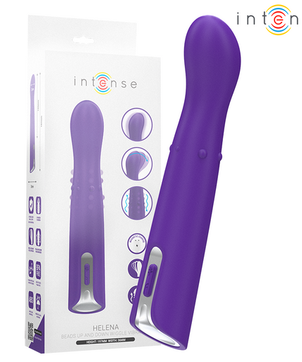 INTENSE - HELENA BEADS UP & DOWN WIGGLE VIBRATOR 13.5 CM INTENSE - HELENA BEADS UP & DOWN WIGGLE VIBRATOR 13.5 CM