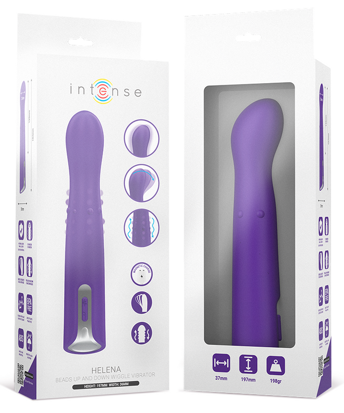 Intense – Helena Beads Up & Down Wiggle Vibrator 13.5 cm