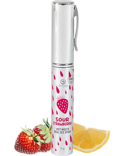 SECRETPLAY - ZURE AARDBEI ORALE SEX SPRAY SECRETPLAY - ZURE AARDBEI ORALE SEX SPRAY