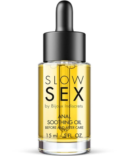 BIJOUX INDISCRETS - SLOW SEX SOOTHING ANAL OIL 15 ML BIJOUX INDISCRETS - SLOW SEX SOOTHING ANAL OIL 15 ML