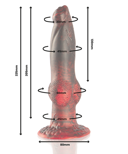 EPIC - PROMETHEUS DILDO TITAN IN FLAMES RECHARGEABLE REMOTE CONTROL EPIC - PROMETHEUS DILDO TITAN IN FLAMES RECHARGEABLE REMOTE CONTROL