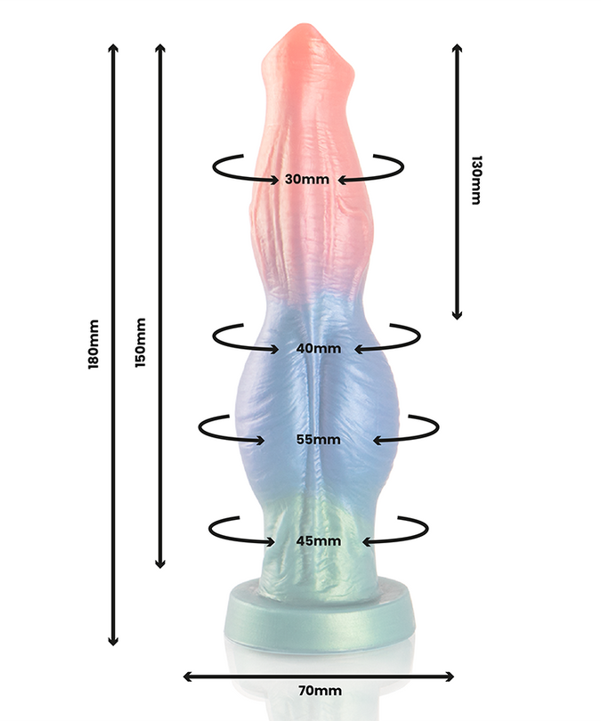 EPIC - ARION DILDO SYMFONIE VAN PLEZIER OPLAADBARE AFSTANDSBEDIENING