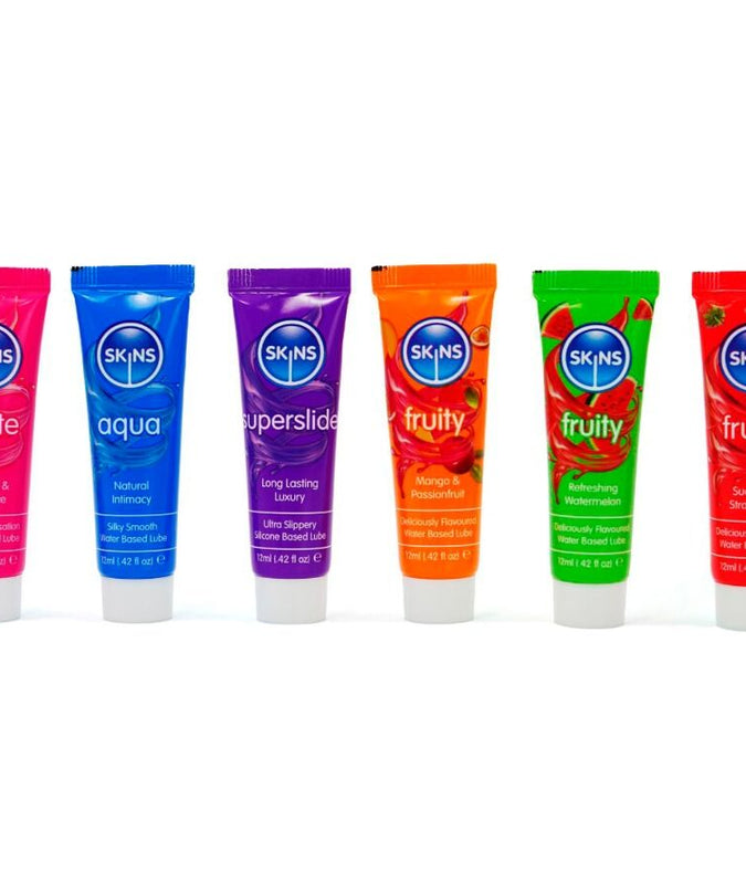 Skins – Vital & Fruity Lubes Kit Lubricants 6 X 12 Ml