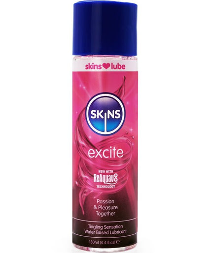 Skins – Excite Water – Op waterbasis glijmiddel 130 ml Skins – Excite Water – Op waterbasis glijmiddel 130 ml
