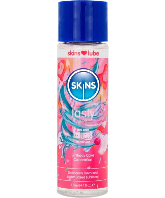 SKINS - TASTY WATER-BASED LUBRICANT BIRTHDAY CAKE 130 ML