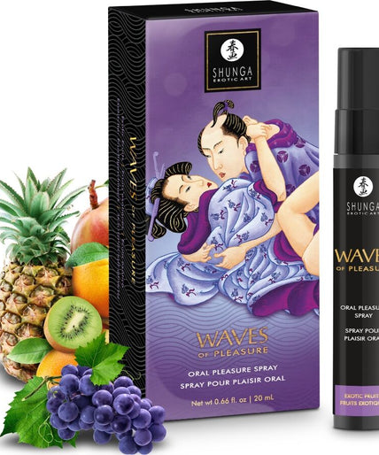SHUNGA - WAVES PLEASURE SPRAY ORAL SEDUCTIVE EXOTIC FRUITS 20 ML SHUNGA - WAVES PLEASURE SPRAY ORAL SEDUCTIVE EXOTIC FRUITS 20 ML