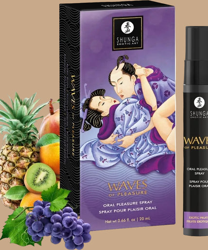 SHUNGA - WAVES PLEASURE SPRAY ORAAL VERLEIDELIJKE EXOTISCHE VRUCHTEN 20 ML SHUNGA - WAVES PLEASURE SPRAY ORAAL VERLEIDELIJKE EXOTISCHE VRUCHTEN 20 ML