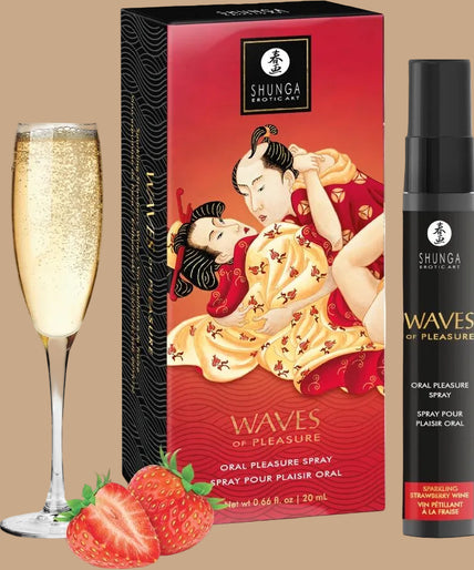 Shunga – Waves Pleasure Spray Oral Seductive Strawberry 20ml Shunga – Waves Pleasure Spray Oral Seductive Strawberry 20ml