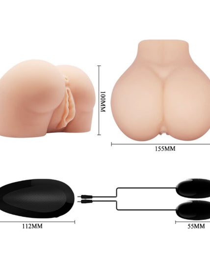 CRAZY BULL - REALISTIC VAGINA AND ANUS WITH VIBRATION POSITION 8 CRAZY BULL - REALISTIC VAGINA AND ANUS WITH VIBRATION POSITION 8