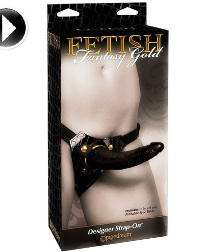 FETISH FANTASY GOLD - DESIGNER STRAP-ON FETISH FANTASY GOLD - DESIGNER STRAP-ON