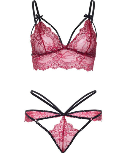 LEG AVENUE - 81623 BH + STRING SET BORDEAUX MAAT S LEG AVENUE - 81623 BH + STRING SET BORDEAUX MAAT S