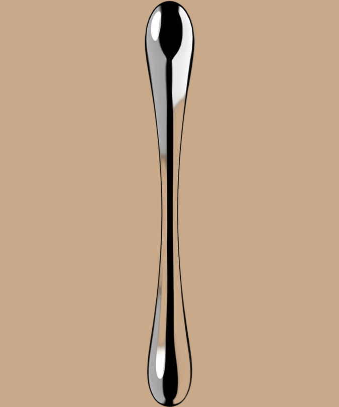 Satisfyer Cosmic Crest 1 – Dubbelzijdige dildo van roestvrij staal