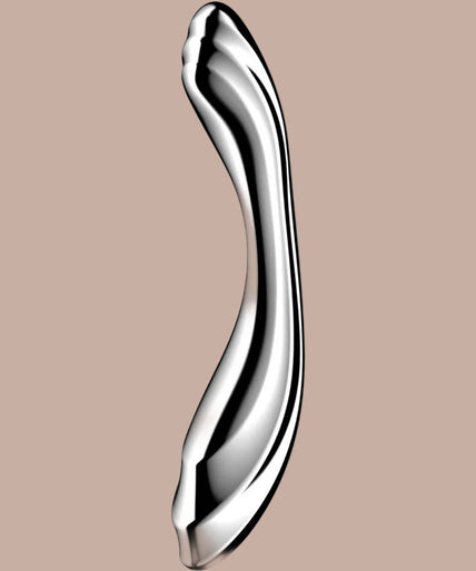 Satisfyer Pure Gravity 2 – Stainless Steel Double-Ended Dildo Satisfyer Pure Gravity 2 – Stainless Steel Double-Ended Dildo