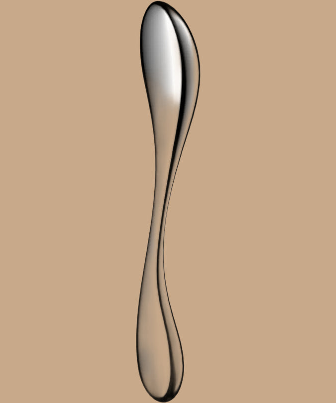 Satisfyer Star Force 3 – Dubbelzijdige dildo van roestvrij staal