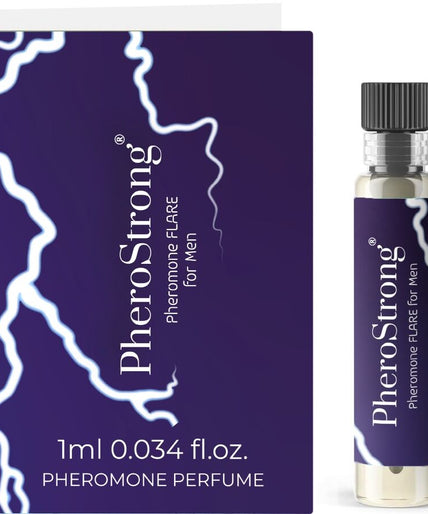 PHEROSTRONG - FLARE FEROMONEN PARFUM VOOR MANNEN 1 ML PHEROSTRONG - FLARE FEROMONEN PARFUM VOOR MANNEN 1 ML