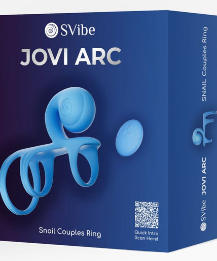 SNAIL VIBE - JOVI ARC COUPLE RING REMOTE CONTROL BLUE SNAIL VIBE - JOVI ARC COUPLE RING REMOTE CONTROL BLUE