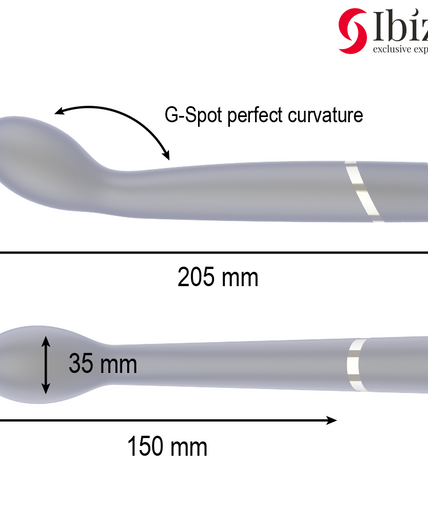 IBIZA - G-SPOT VIBRATOR 10 VIBRATIONS RECHARGEABLE IBIZA - G-SPOT VIBRATOR 10 VIBRATIONS RECHARGEABLE