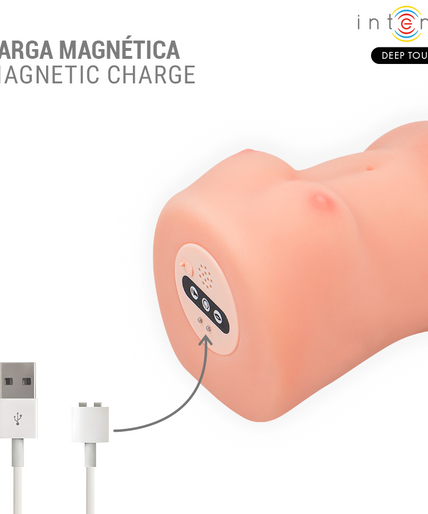 INTENSE DEEP TOUCH - CATHERINE VIBRATOR & SUCTION MASTURBATOR WITH VOICE INTENSE DEEP TOUCH - CATHERINE VIBRATOR & SUCTION MASTURBATOR WITH VOICE