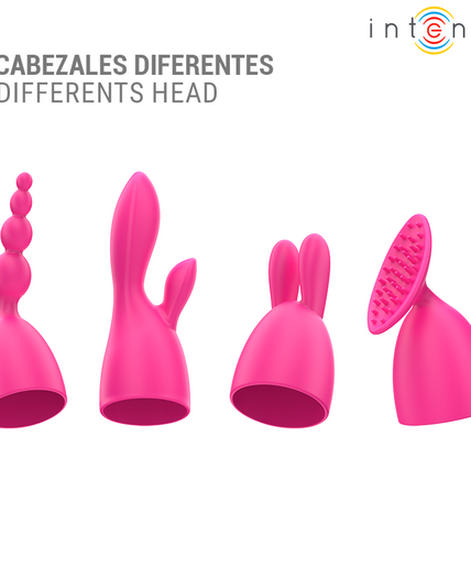 INTENSE - CHER VIBRATOR WITH 20 PATTERNS AND INTERCHANGEABLE HEADS INTENSE - CHER VIBRATOR WITH 20 PATTERNS AND INTERCHANGEABLE HEADS