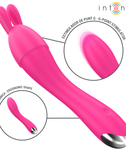 INTENSE - CHER VIBRATOR WITH 20 PATTERNS AND INTERCHANGEABLE HEADS INTENSE - CHER VIBRATOR WITH 20 PATTERNS AND INTERCHANGEABLE HEADS