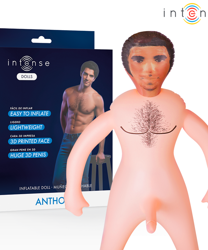INTENSE DOLLS - ANTHONY OPBLAASPOP MET 3D PENIS