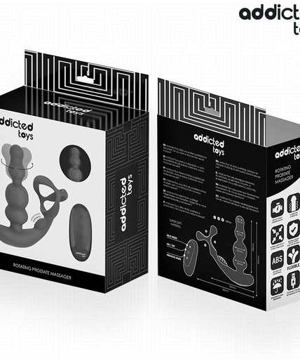 Addicted Toys – Rotating Prostate Massager with Remote Control Addicted Toys – Rotating Prostate Massager with Remote Control