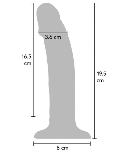 GET REAL - REALISTIC SILICONE VIBRATING DILDO CLEAR 19.5 CM GET REAL - REALISTIC SILICONE VIBRATING DILDO CLEAR 19.5 CM