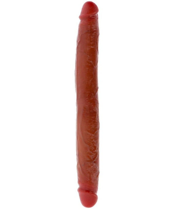 Get Real – Double-Ended Silicone Dildo Caramel 35 cm