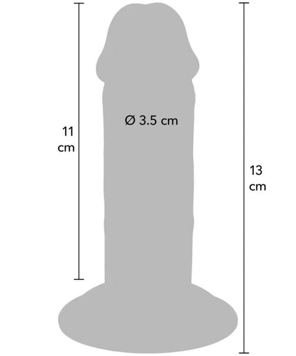 GET REAL - DELUXE THICK DOUBLE-DENSITY TPE DONG 13 CM GET REAL - DELUXE THICK DOUBLE-DENSITY TPE DONG 13 CM