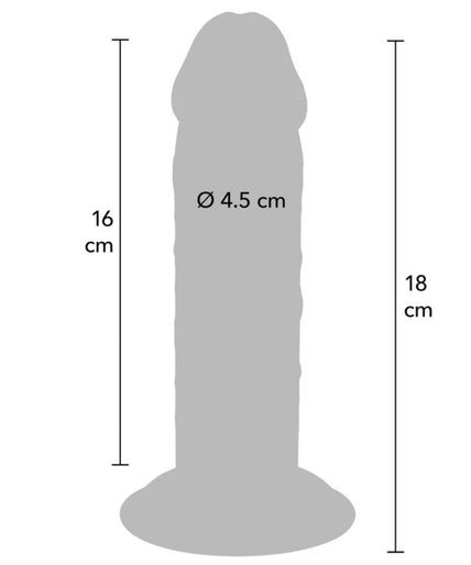 GET REAL - DELUXE THICK DOUBLE-DENSITY TPE DONG 18 CM GET REAL - DELUXE THICK DOUBLE-DENSITY TPE DONG 18 CM
