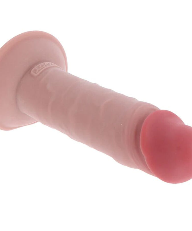 ECHT WAAR - DELUXE DIKKE DUBBELE-DICHTHEID TPE DONG 20 CM