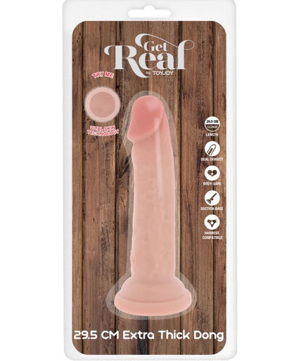 WORD ECHT - DELUXE DIKKE TPE-PENIS MET DUBBELE DICHTHEID 29,5 CM WORD ECHT - DELUXE DIKKE TPE-PENIS MET DUBBELE DICHTHEID 29,5 CM