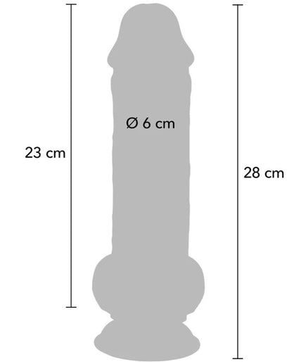 GET REAL - DELUXE REALISTIC PENIS WITH TESTICLES EXTRA THICK 28 CM GET REAL - DELUXE REALISTIC PENIS WITH TESTICLES EXTRA THICK 28 CM