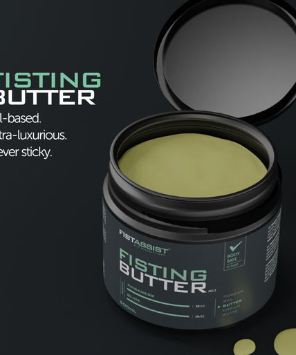 COBECO - FIST ASSIST BUTTER GLIJMIDDEL OP OLIEBASIS 500 ML COBECO - FIST ASSIST BUTTER GLIJMIDDEL OP OLIEBASIS 500 ML