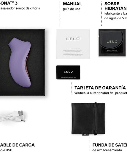 LELO – SONA 3 Sonic Clitoral Massager – Violet Dusk LELO – SONA 3 Sonic Clitoral Massager – Violet Dusk