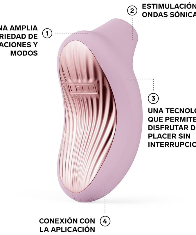 LELO – SONA 3 Cruise Sonic Clitoral Massager – Soft Pink - by Pleasurements