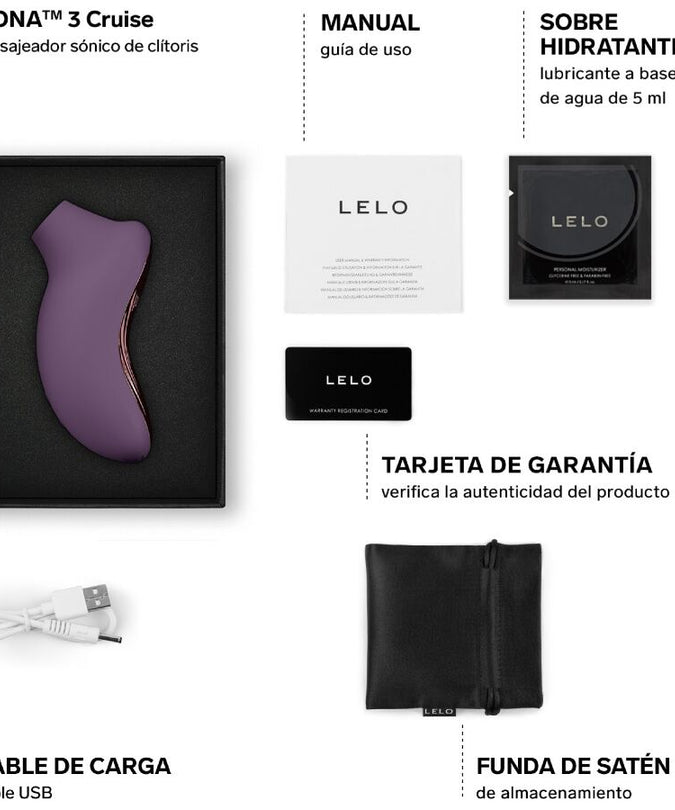 LELO - SONA 3 CRUISE SONISCHE CLITORALE MASSAGEAPPARAAT PRUIM