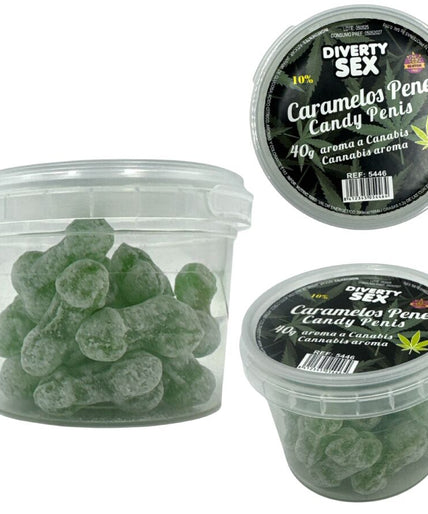 DIABLO GOLOSO - 20 CANNABIS AROMA PENIS CANDIES DIABLO GOLOSO - 20 CANNABIS AROMA PENIS CANDIES