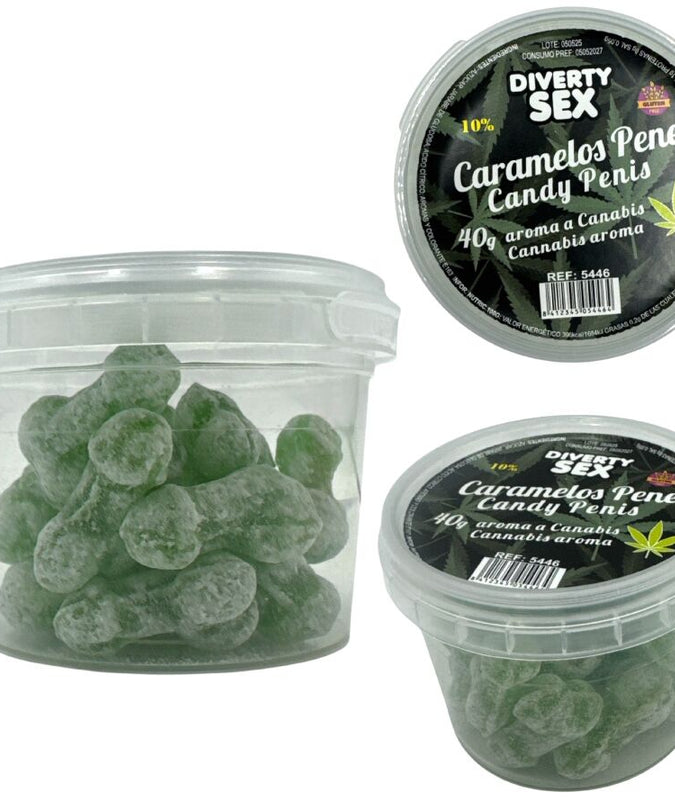 DIABLO GOLOSO - 20 CANNABIS AROMA PENIS SNOEPJES